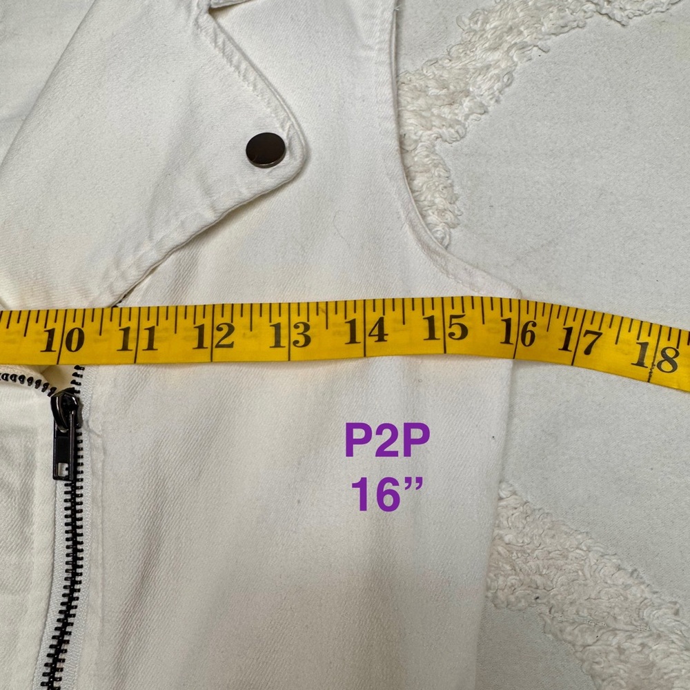 Divided White Denim Moto Zip Buckle Strap Bodycon Dress Sz 8 Biker Party - Picture 14 of 16